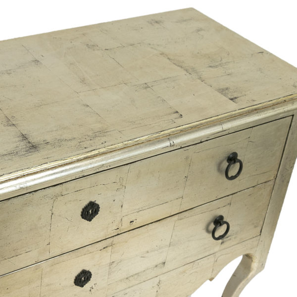New HEKMAN Silver Leaf 2 Drawer Chest - Image 4