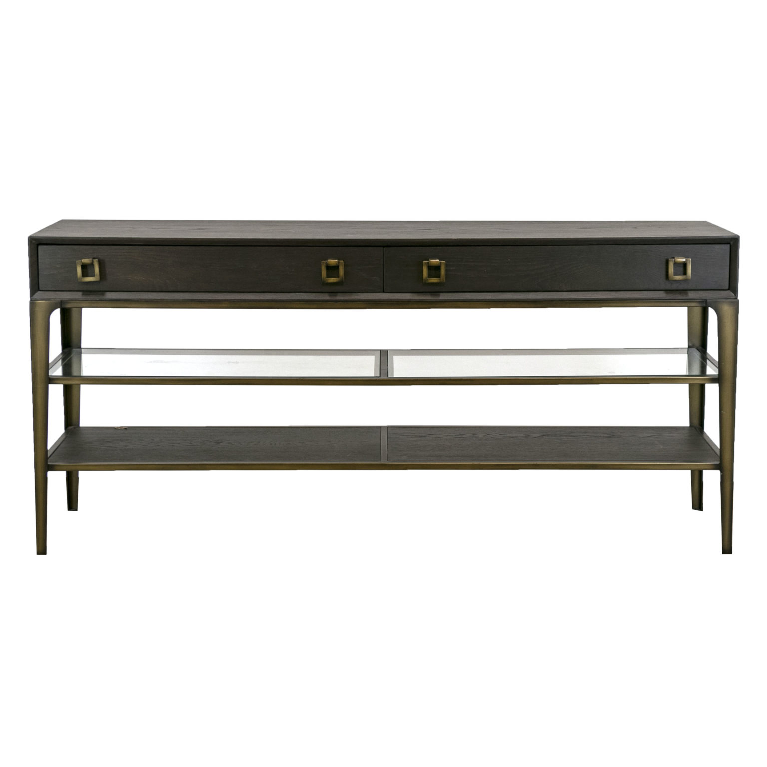 New HEKMAN Edgewater Sofa Table With Lower Inset Shelves Grandview