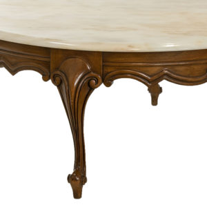 Vintage WEIMAN Rockwood Collection Round Marble Coffee Table ...