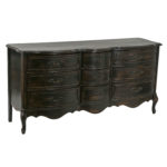 Lenoir House by BROYHILL French Provincial 9 Drawer Chest with Mirror - Image 2