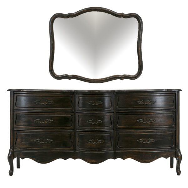 Lenoir House by BROYHILL French Provincial 9 Drawer Chest with Mirror - Image 1