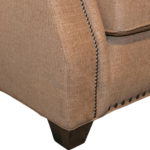 New SMITH BROTHERS Sofa in Gold Herringbone Upholstery - Image 5