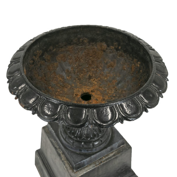 Cast Iron Black Finish Planter - Image 3