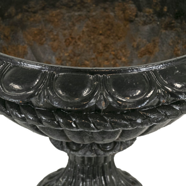 Cast Iron Black Finish Planter - Image 2