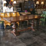 ARHAUS Tuscany Extension Dining Table with 2 - 20" Leaves - Image 5