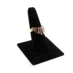 Diamond and Ruby Ring in 14 Karat Yellow Gold - Image 8