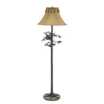 FREDERICK COOPER Floor Lamp with Nest and Bird