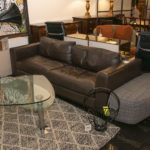 DESIGN WITHIN REACH 2-Cushion Sofa in Espresso Leather - Image 4