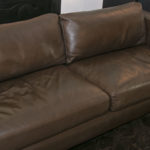DESIGN WITHIN REACH 2-Cushion Sofa in Espresso Leather - Image 5