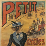 Antique PHILIPPE CHAPELLIER Original Petit Cycles and Automobiles Poster - Image 2