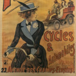 Antique PHILIPPE CHAPELLIER Original Petit Cycles and Automobiles Poster - Image 3