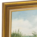 Signed C. DANIELS “Eden Park” Original Oil on Canvas - Image 4