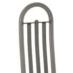 Set of 4 AMISCO Metal Slatted Arch Back Dining Chairs - Image 5