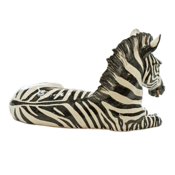 Mid Century Ceramic Zebra - Image 2