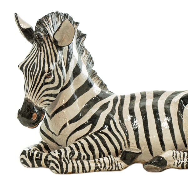 Mid Century Ceramic Zebra - Image 3