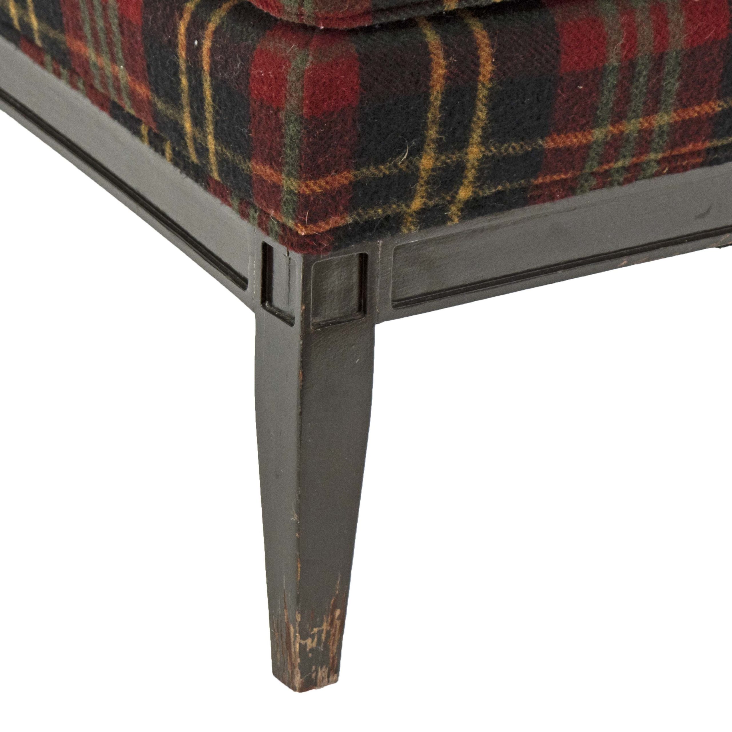 RALPH LAUREN for HENREDON High Back Side Chair in Plaid | Grandview  Mercantile