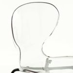 Set of 4 Lucite and Black Metal Chairs - Image 4
