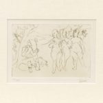 Vintage JACK LEVINE (1915-2010) “The Judgement of Paris” Original Etching - Image 2