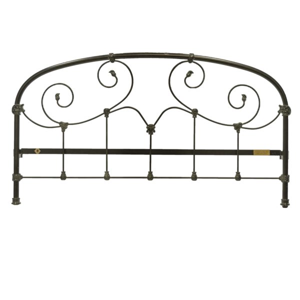 Queen Size BRASS BEDS OF VIRGINIA Queen Anne Iron Bed - Image 3