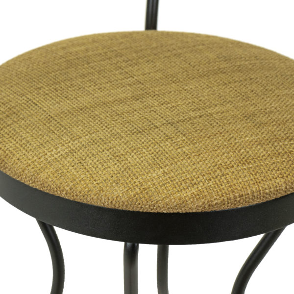 Pair of TRICA INC. Iron Counter Stools - Image 4