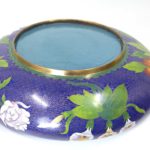 Cloisonné Bowl on Wood Stand - Image 4