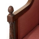 Antique Victorian Mahogany Settee - Image 4