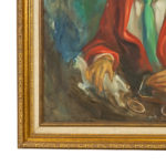 ROBERT MARTIN (1918-1998) “Portrait of a Young Boy” Original Oil on Canvas - Image 3