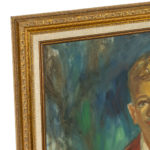 ROBERT MARTIN (1918-1998) “Portrait of a Young Boy” Original Oil on Canvas - Image 4