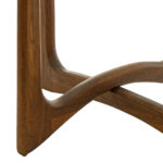 Pair of ADRIAN PEARSALL Walnut Accent Tables - Image 4