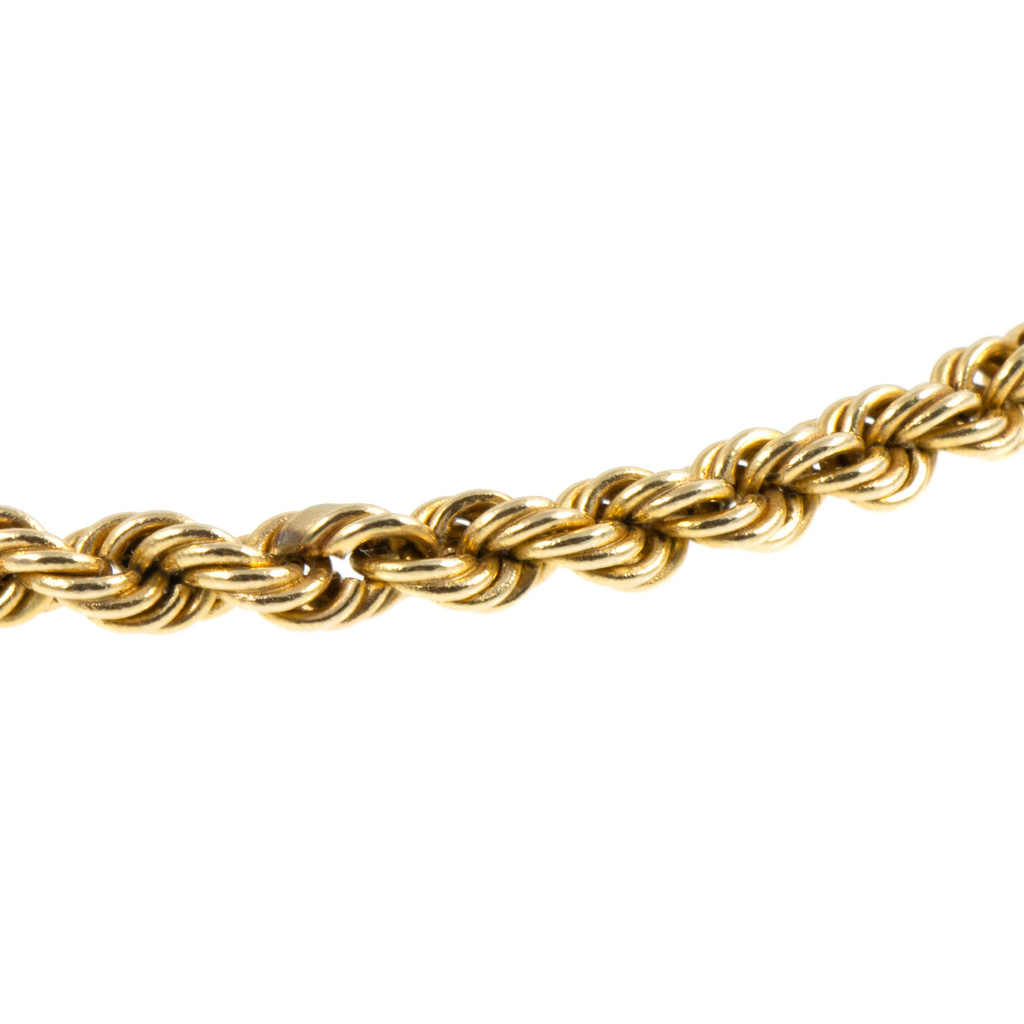 14kt yellow gold rope chain — The Gold Source Jewelry Store