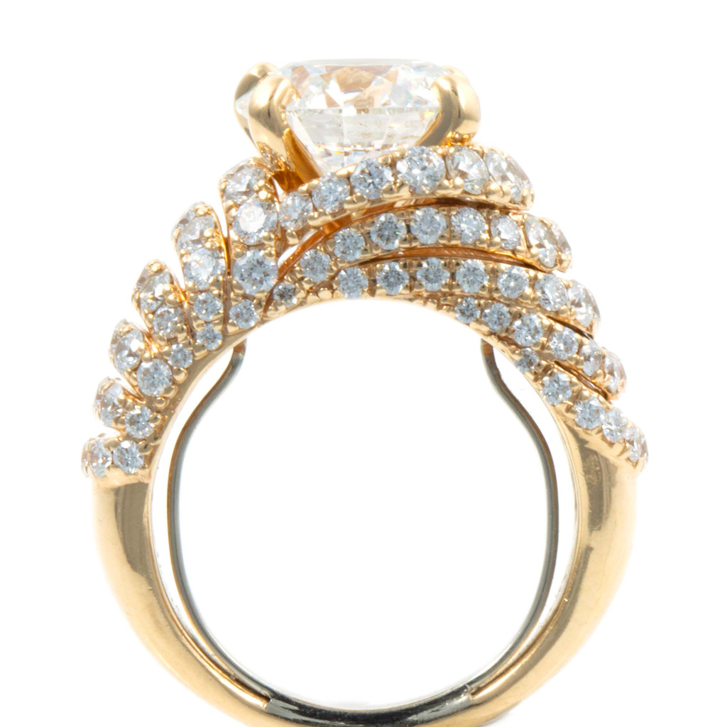 4.71 Total Carat Diamond Ring in Gold | Grandview Mercantile