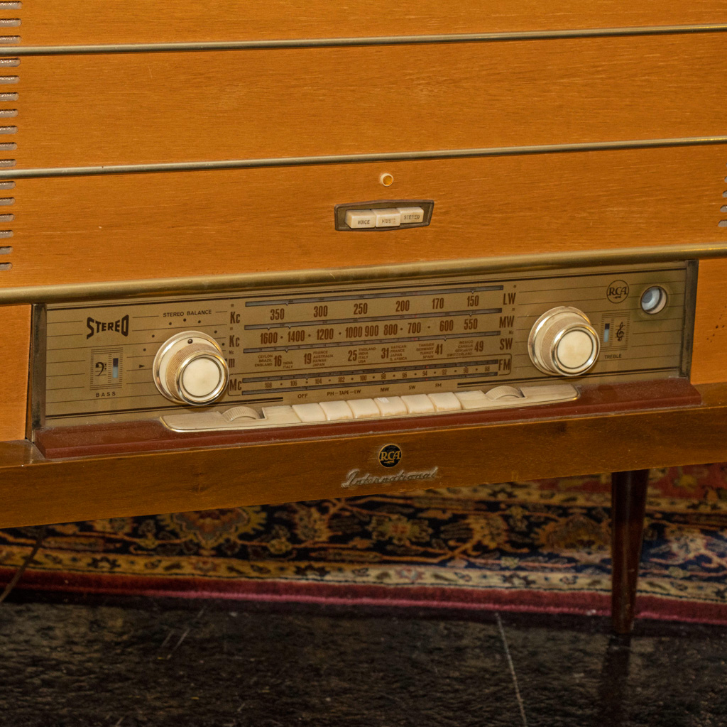 rca antique radio record player