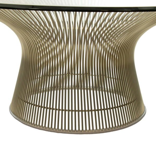 KNOLL Platner Coffee Table with Glass Top - Image 3