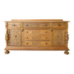 Jacobean Style Oak Buffet