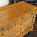 Jacobean Style Oak Buffet - Image 3