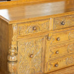 Jacobean Style Oak Buffet - Image 4