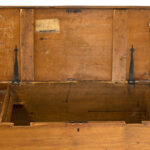 Antique Wooden Trunk - Image 6
