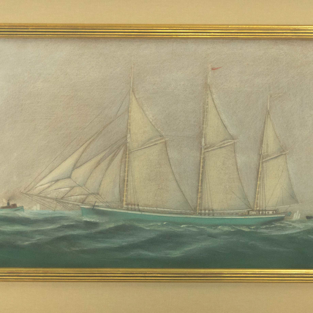 schooner drawing