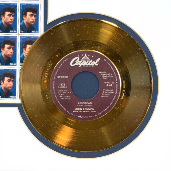 JOHN LENNON (1940-1980) “#9 Dream” Limited Edition Gold Plated Record