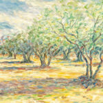 HELEN COPELAND (1930-2019) “Olive Grove” Original Oil on Canvas - Image 2