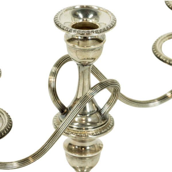 Pair of KMK Sterling 3 Arm Candelabras - Image 2
