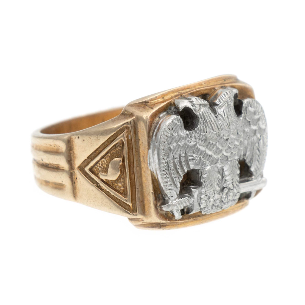 Double eagle clearance masonic ring