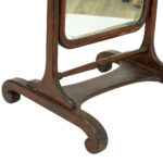 Vintage Empire Style Cheval Mirror - Image 4