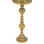 Pair of Large Brass Floor Candle Holders - Image 4