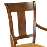 Set of 8 NICHOLS AND STONE Provence Rush Seat Dining Chairs - Image 3