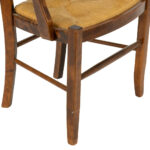 Set of 8 NICHOLS AND STONE Provence Rush Seat Dining Chairs - Image 6