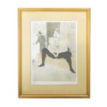 HENRI DE TOULOUSE-LAUTREC (1864-1901) “La Clownesse Assise” Numbered Lithograph