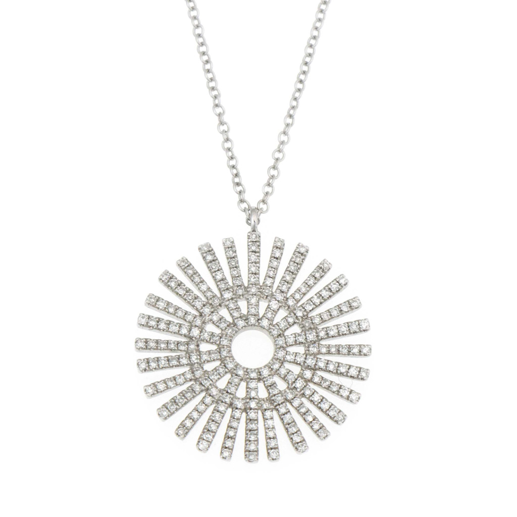 4.50ct Diamond Tennis Necklace 14 White Gold – Futurae Diamonds