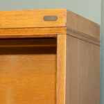 Vintage 5-Tier Bookcase with Sliding Glass Doors - Image 4