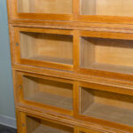 Vintage 5-Tier Bookcase with Sliding Glass Doors - Image 3